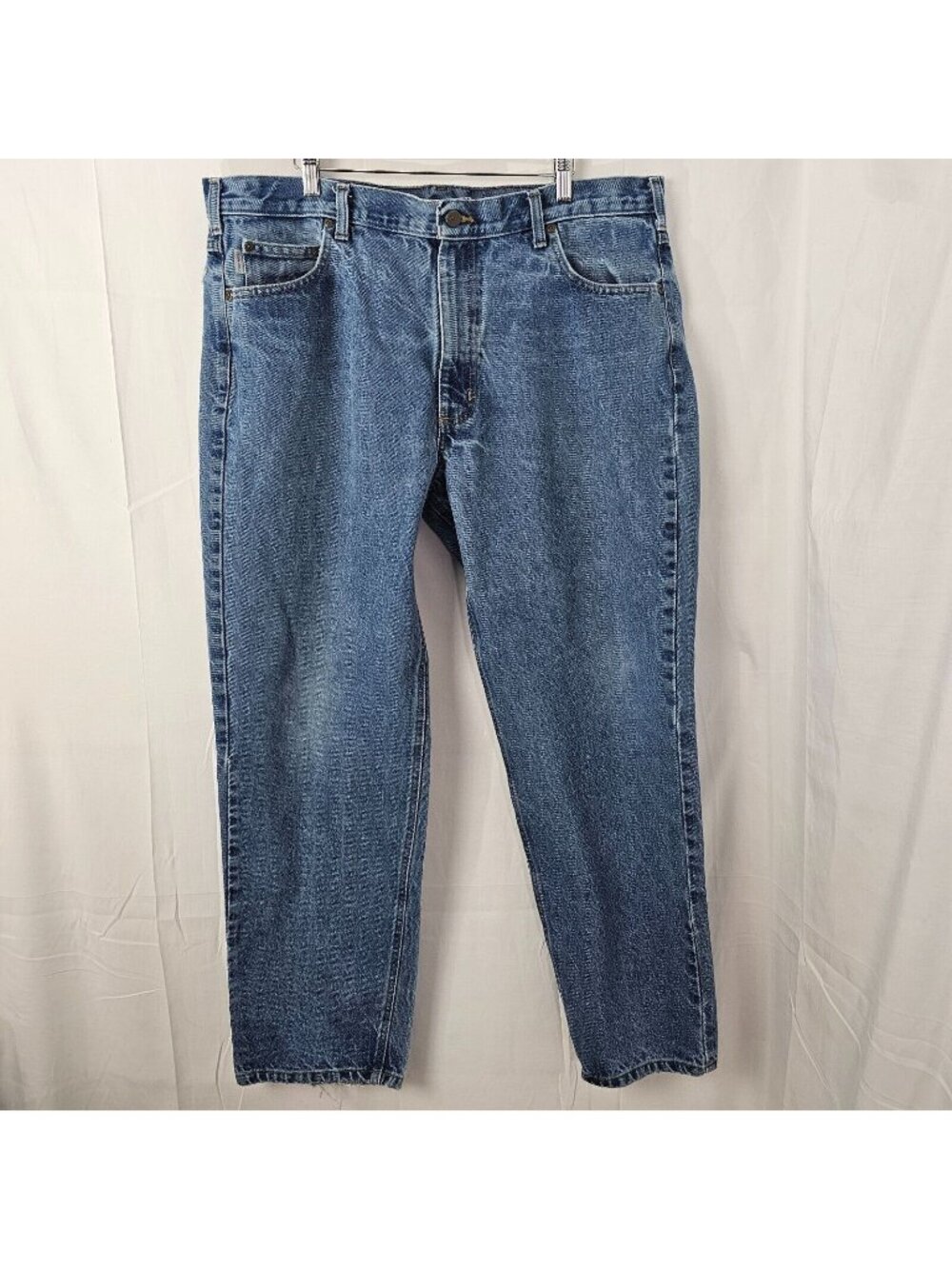 READ Carhartt Jeans Mens 40x34 Act 40x31 Distressed Relaxed Fit Denim